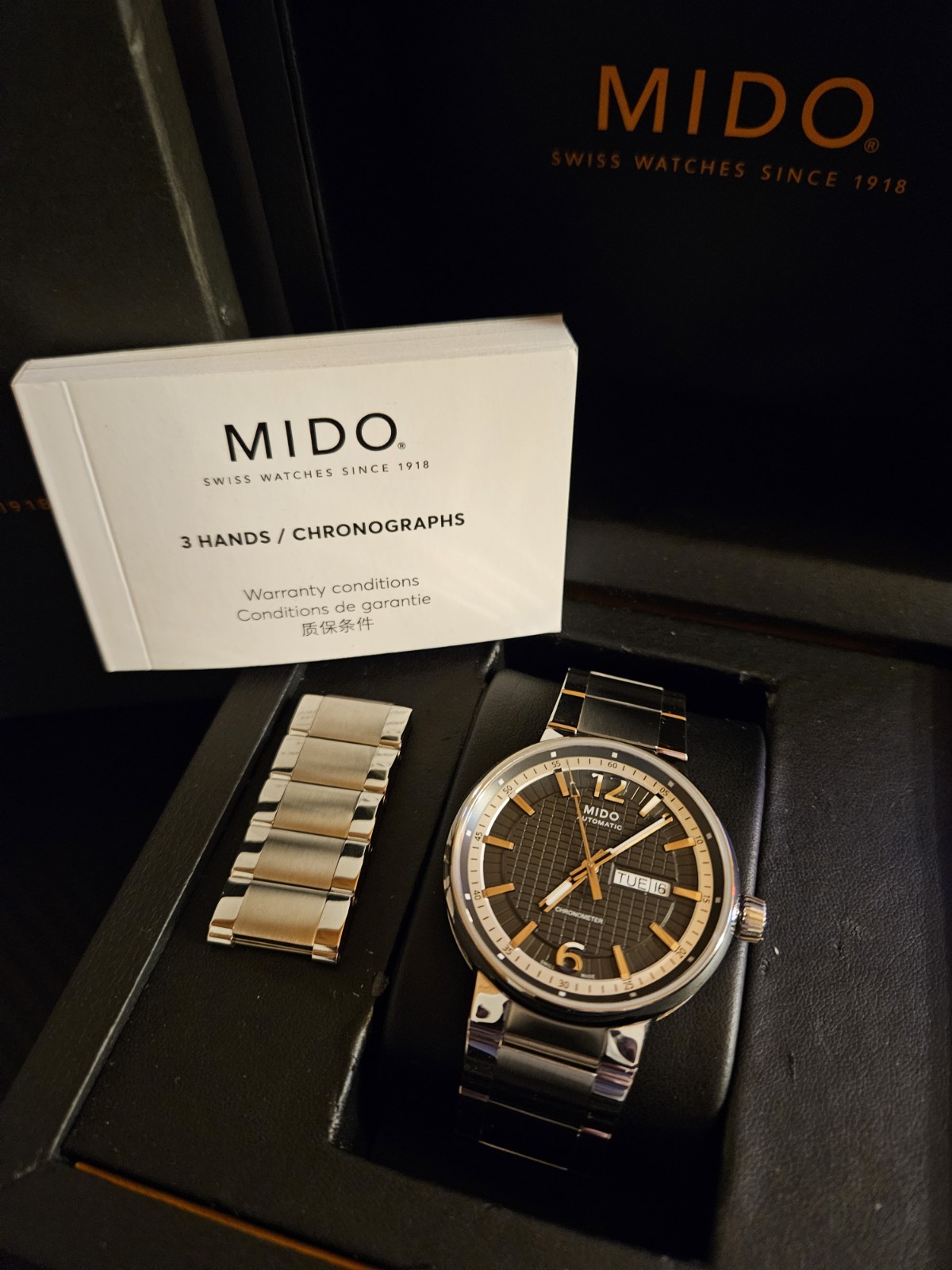 Mido Great Wall Chronometer Automatic Stainless F… - image 2