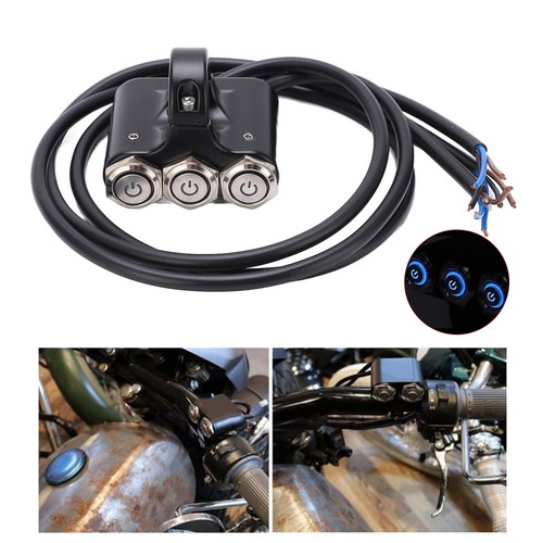 Headlight Switch Overload Protection Motorcycle Handle Switch Waterproof For - Picture 10 of 24
