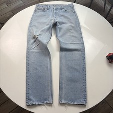 Vintage Levis 501xx Jeans Mens 35x36 Fits 32x33 Made in USA Button Fly 1994