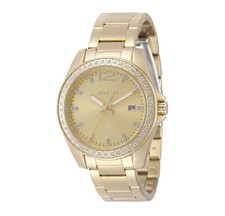 Invicta Angel Women's / Unisex Watch 38mm Gold W/Gold Dial 49847 New