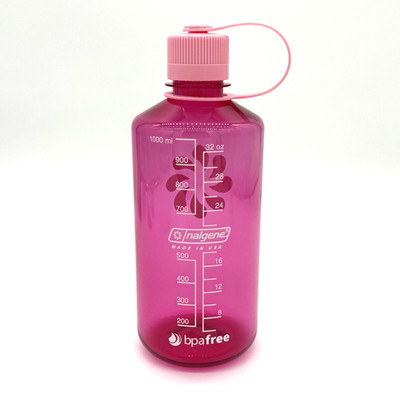 Nalgene Bottle Narrow Mouth BPA Free Sustain 32 oz. Pink New NWOT