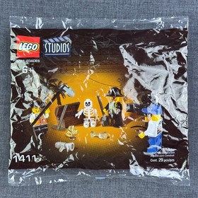 Lego Studios 1411 Pirates Treasure Hunt 29 pcs New Sealed 2001 Quaker Oats Promo