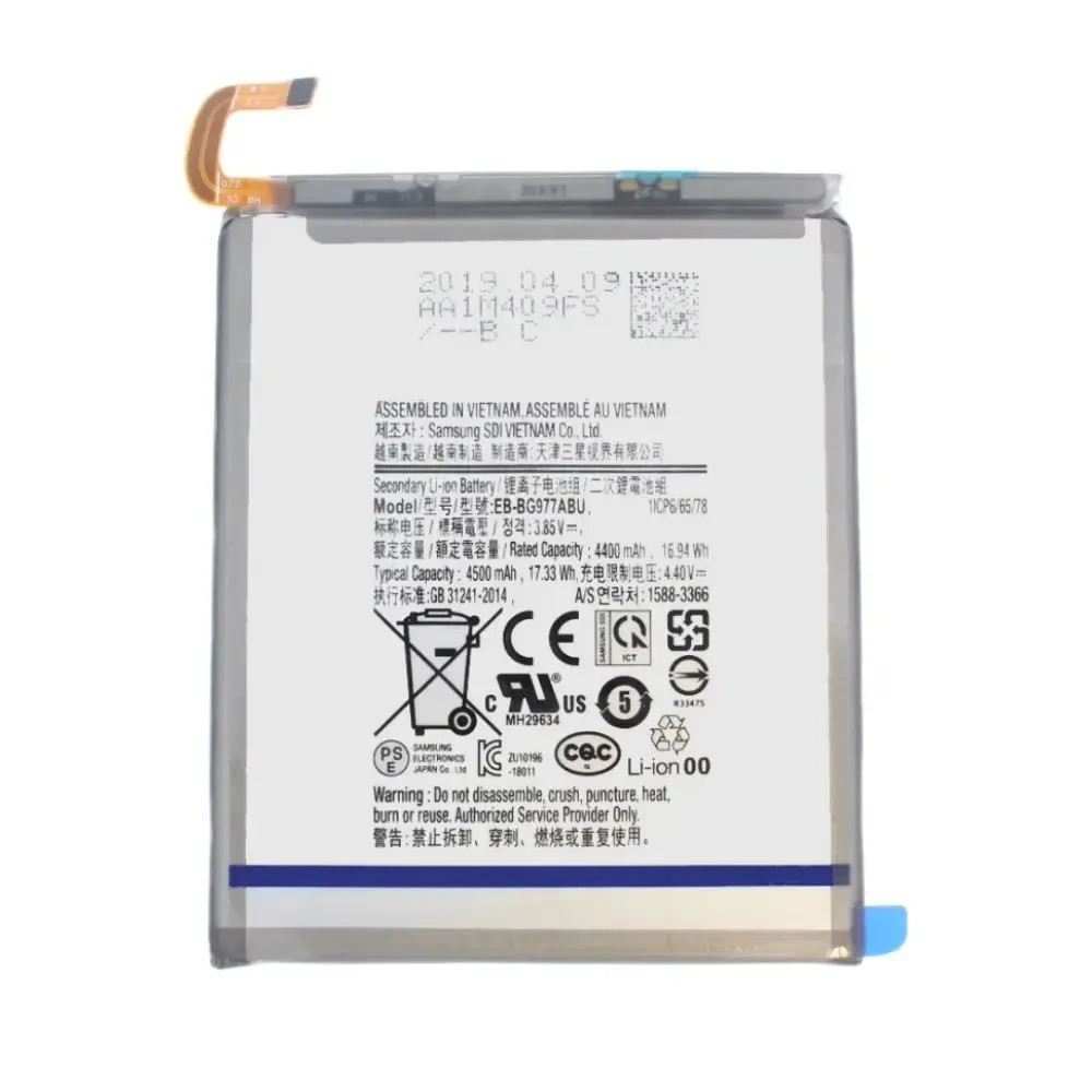 BATTERIA PREMIUM PER Samsung Galaxy S10 5G G977 EB-BG977ABU PARI A ORIGINALE