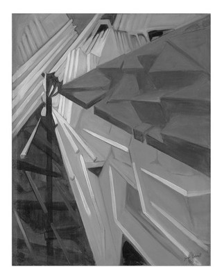 Abstrakte geometrische Wandkunst f�r moderne Innenr�ume Abstrakte Arch