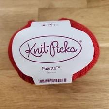 One Ball Knit Picks Palette Yarn Fingering Peruvian Wool Shade 4932 Serrano