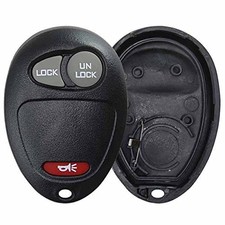 KeylessOption Just The Case Keyless Entry Remote Key Fob Shell for Black