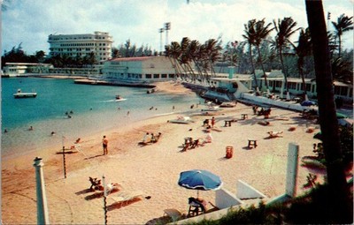 Postcard Puerto Rico PR San Juan Escambron Beach Club Hotel Normandie