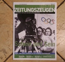 ZEITUNGSZEUGEN Nr. 22 Olympiade in Berlin 1936 # Schein und Sein 🔴🔵🔴🔴🔵🔴🔴