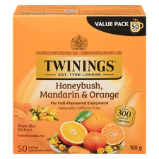 Twinings Herbal Tea, Honeybush, Mandarin Orange Tea Bags - 50 Bags