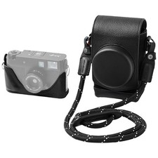 Leather Case Kit for FUJIFILM X Half, Retro Style Full-Cover Carrying Bag wit...