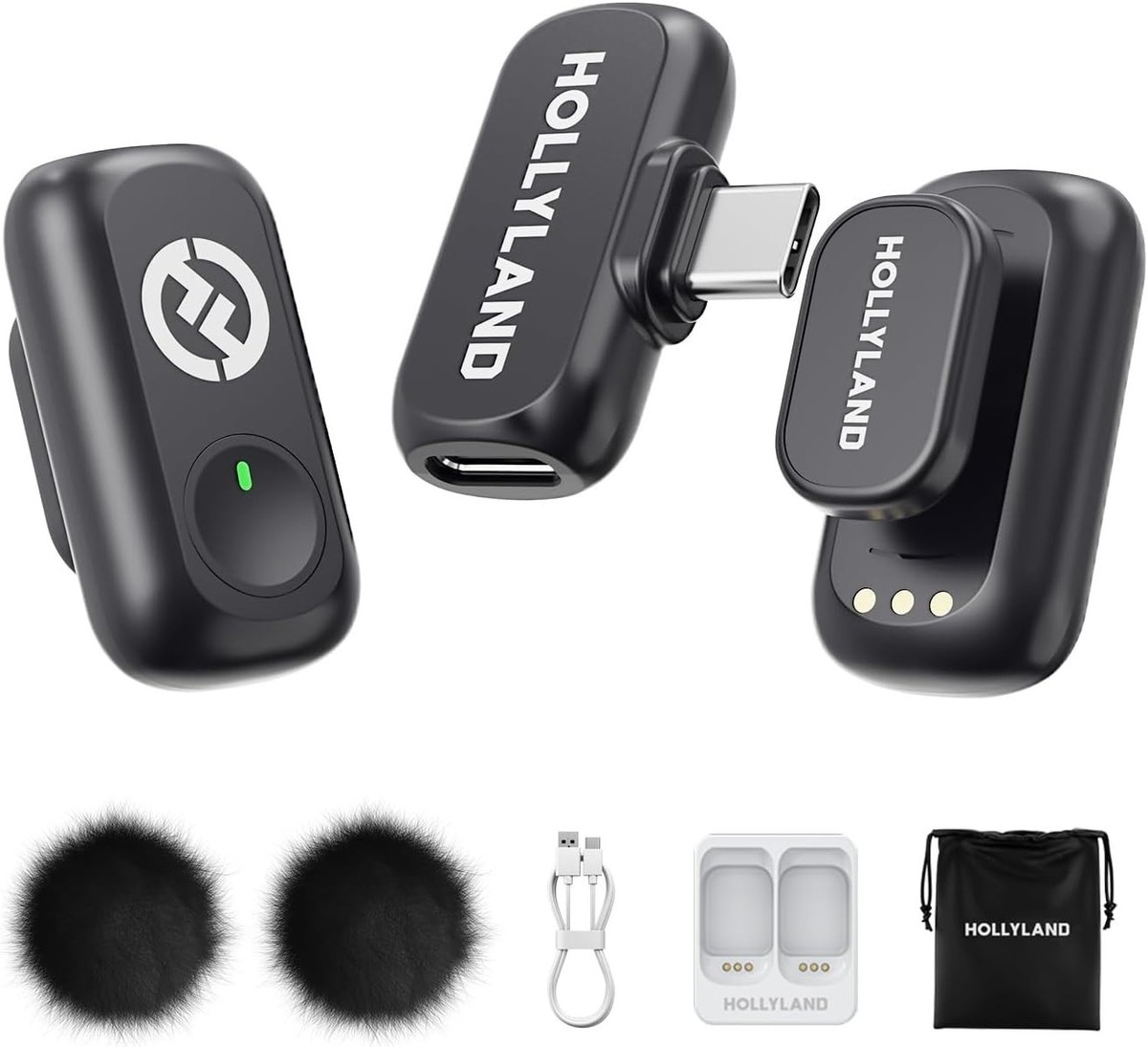 Hollyland Lark A1 Wireless Microphone for iPhone 15/16 & Android