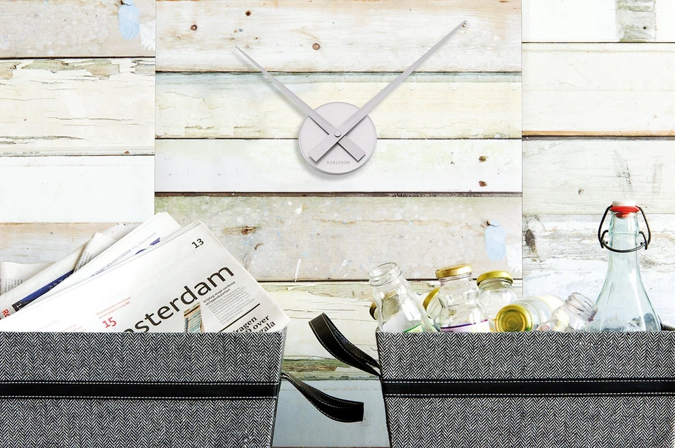 Karlsson KA4348SI Orologio da Muro Little Big Time Mini zseF - Immagine 2 di 2