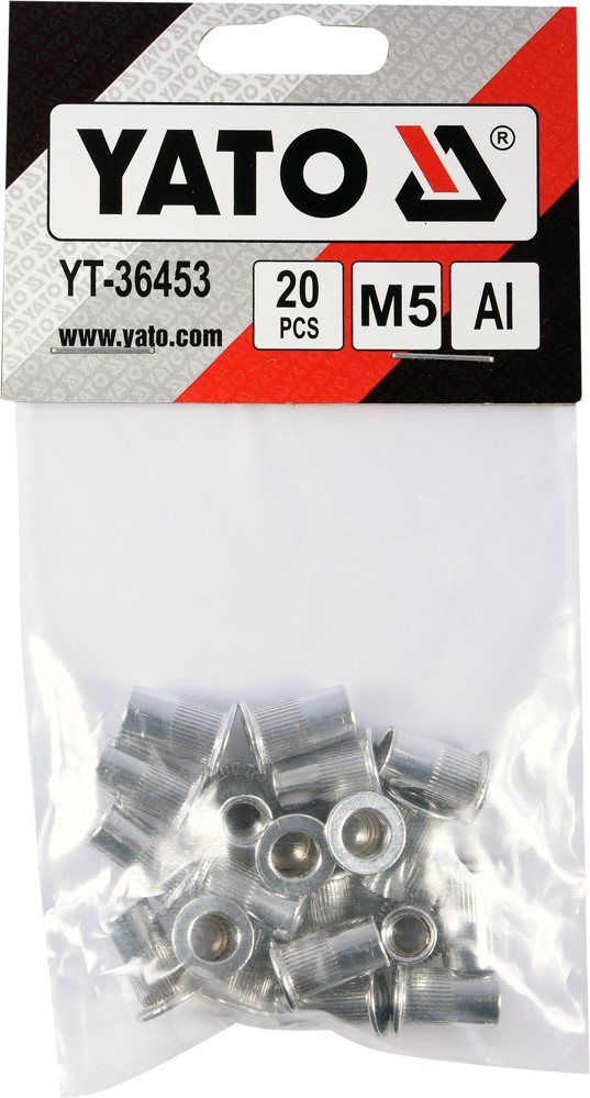 Fits YATO NARZ�DZIA YT-36453 ALUMINUM RIVET NUTS M5, 20PCS   ⭐UK Stock⭐