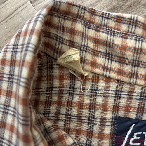 Camicia vintage Levi's Pearl Snap a quadri uomo x grande conica bottoni anni 80 - Foto 8 di 9