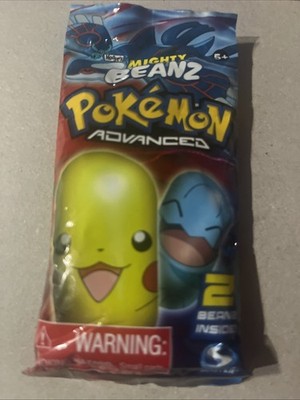 Vintage Moose Rare Pokemon Advanced Mighty Beanz Pack 2004