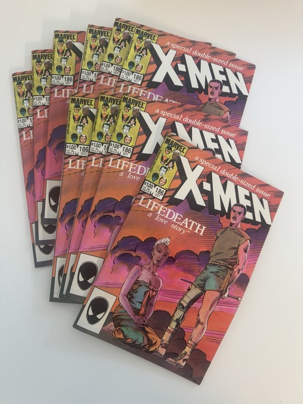 The Uncanny X-Men #186 Oct 1984 Marvel Comics LIFEDEATH - Lot of 10
