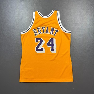 100% Authentic Kobe Bryant Mitchell Ness 07 08 Lakers 60th Jersey