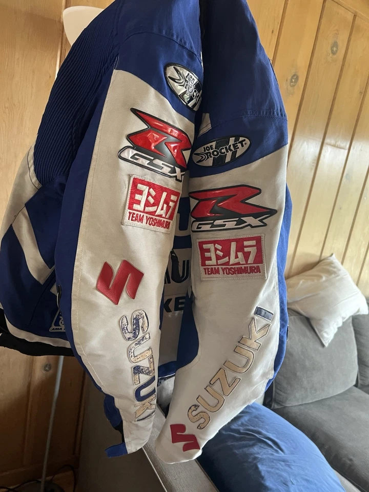 Chaqueta de motociclismo estilo vintage Joe Rocket Suzuki GSXR XL Foto 4 de 4