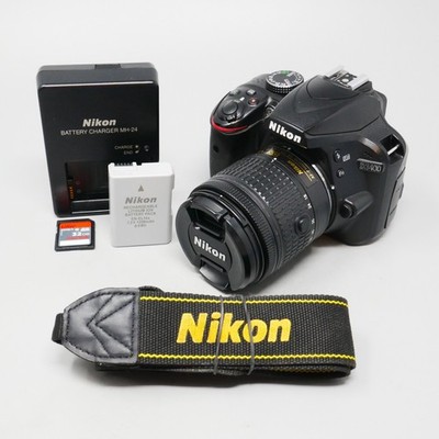 Nikon D D3400 24.2MP DSLR Camera (Kit w/ AF VR DX 18-55mm Lens) - 19K Clicks!