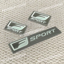 For F-Sport Emblem IS250 350 GS35 450 3D Trunk Lid Fender Side Bumper Roof Badge