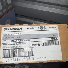 40 Sylvania 20908 FP21/865/ECO 14w T5 Miniature BiPin 3500 2 Foot Bulb
