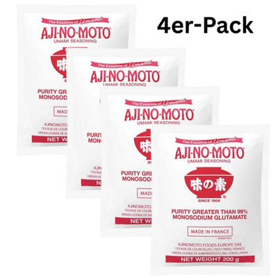 4er-Pack Ajinomoto Geschmacksverstärker Monosodium Glutamat 200g