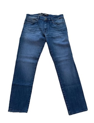 Mavi Jake Pants Mens 34 Jeans Denim Slim Leg Dark Blue Boston 34x32