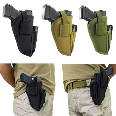 Tactical Left/Right Hand OWB Waist Pistol Holster & Magazine Pouch Choose Model