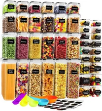 42-Piece Kitchen Food Container Set - Durable, Airtight, and Leak-Proof