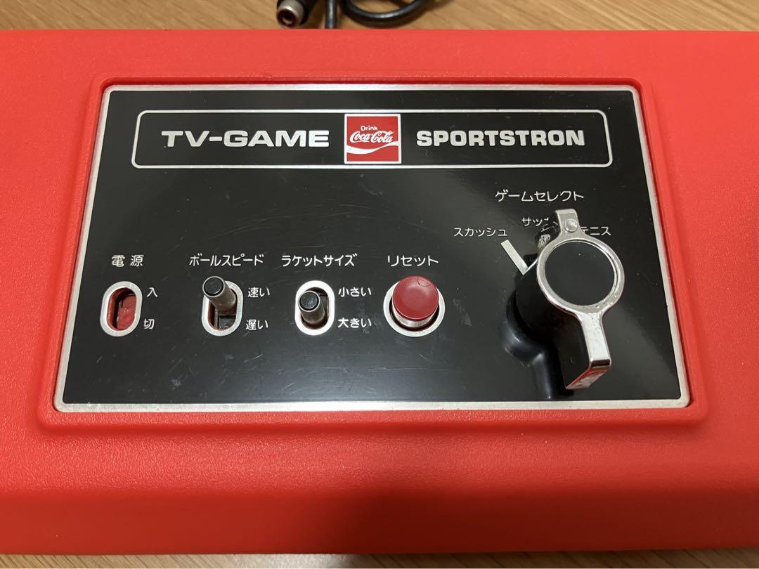 COCA COLA SPORTSTRON TV Game S3300 PING PONG Console 1977 japan