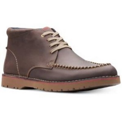NEW CLARKS men\'s vargo apron mid boots in dark brown Clarks Vargo Apron Mid Boot – Valentino main image 4