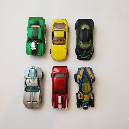 Lot of 6 Hot Wheels Camaro Z28 Brutalistic Lotus Shelby GR-1 Corvette Pre-owned - Picture 1 of 9