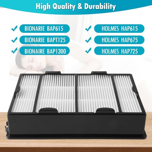 DerBlue 3PCS True HEPA Filter and pre filter Replacement B 6PACK - Picture 7 of 7