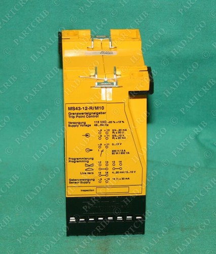 Control de punto de disparo Turck MS43-12-R/M10 115VAC NUEVO - Imagen 2 de 3