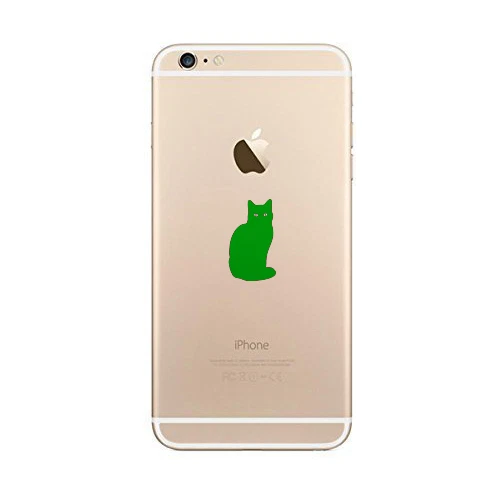 2 наклейки штампованные наклейки на кошку котенка кошку декор для мобильного телефона смартфона - Изображение 3 из 4