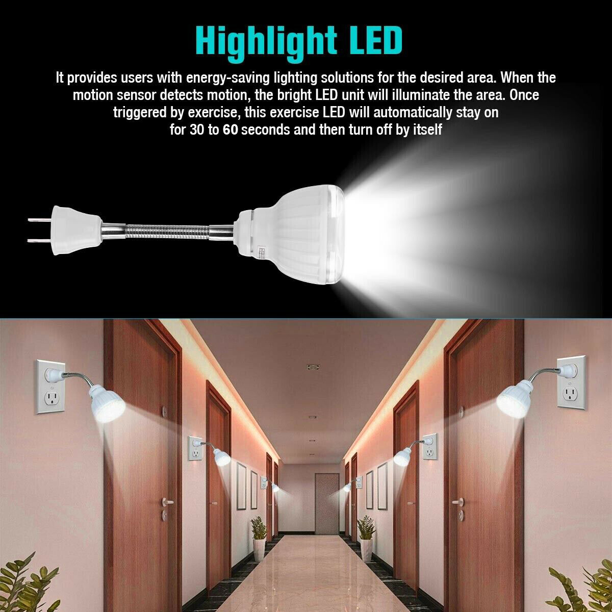 LED Stairs Night Light 5M 10M Portable PIR Motion Sensor Staircase LED Stairs Night Light 5M 10M Portable PIR Motion Sensor Staircase