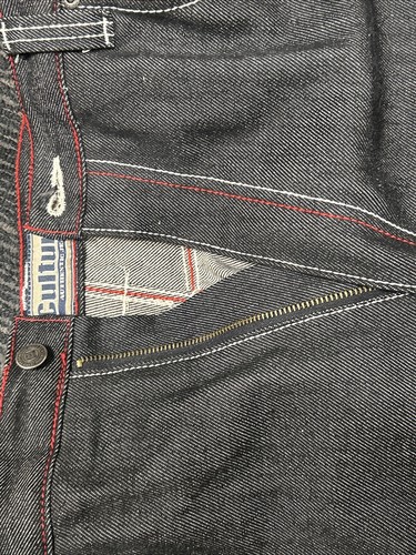 vintage Culture Grunge Black jeans Skaters Denim Y2K Hip Hop 36x34 Carpenter - Picture 10 of 15
