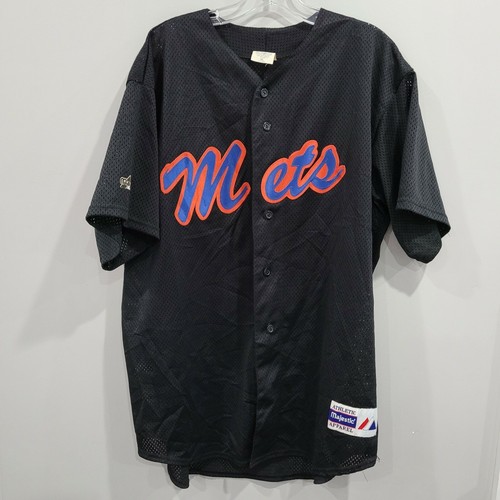 Black Mesh Jersey Mens XL Sewn USA 