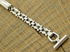 JB Champion Vintage Watch Band 11mm Deployment Clasp Stainless Steel NOS Unused