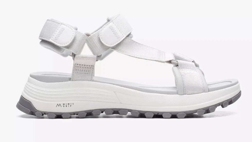 BNIB Clarks Ladies ATL TREK SPORT White Sandals