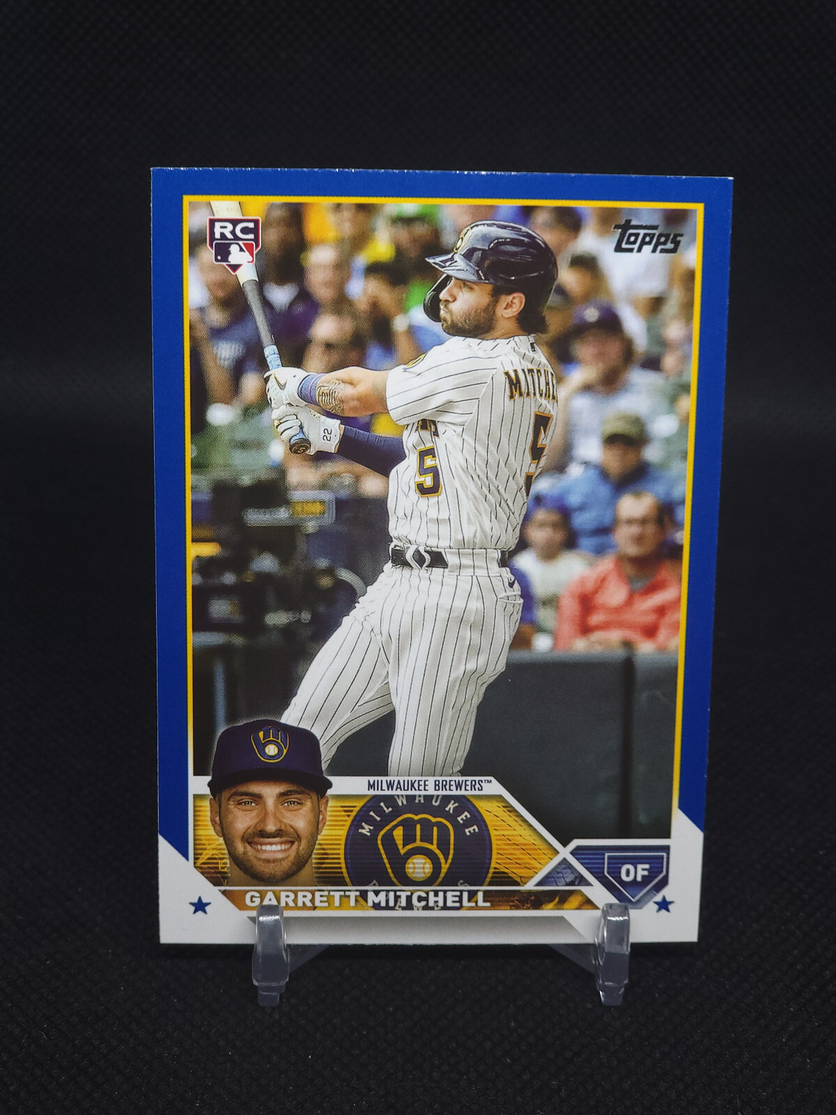 2023 Topps Series 2 - Royal Blue #359 Garrett Mitchell (RC) Milwaukee Brewers