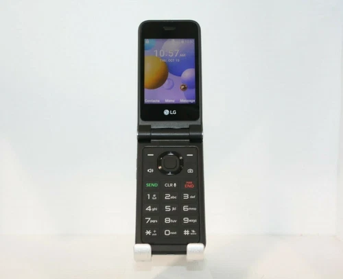 Original LG Wine 2 LTE LM-Y120 8GB Gray Unlocked Smartphone Flip Phone VERY GOOD - Picture 3 of 4