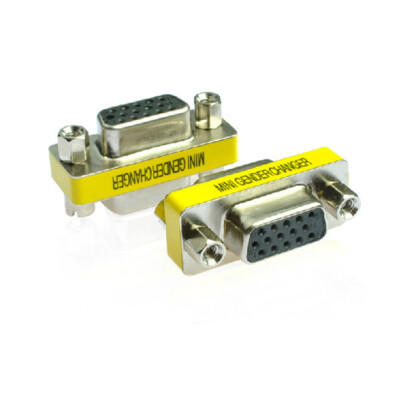 R25 VGA Kupplung VGA Buchse auf Buchse Adapter D-Sub 15 Pin SVGA Monitor PC