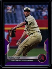 2022 Topps Now #135 Merrill Kelly Purple Parallel Card #d 4/25