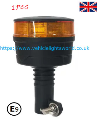 LED BLINKLICHT STROB LICHT BAKE DIN POL 12/24V E9
