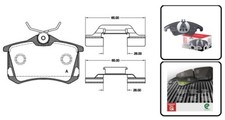 Plaquette de frein Volkswagen BORA