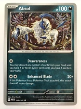 Pokémon TCG Paradox Rift Absol 113/182 NM