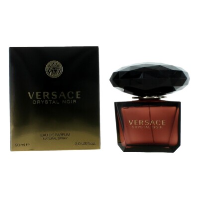 Versace Crystal Noir Eau De Parfum Spray Perfume for Women 3 Oz EDP