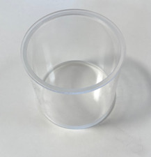 PLEXIGLAS® Acrylglas Rohr 100/94mm bis 100mm hoch mit Boden und Deckel mit Falz