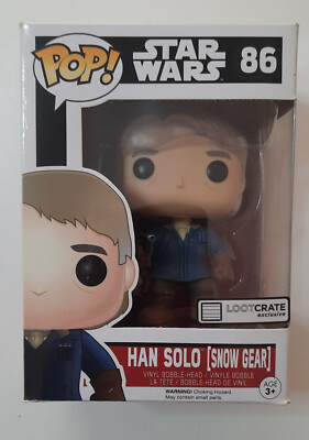 Funko Pop Han Solo (Snow Gear) Vinyl Figur #86 Loot Crate Exclusive